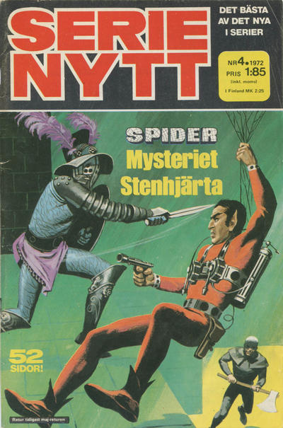 Cover for Serie-nytt [delas?] (Semic, 1970 series) #4/1972
