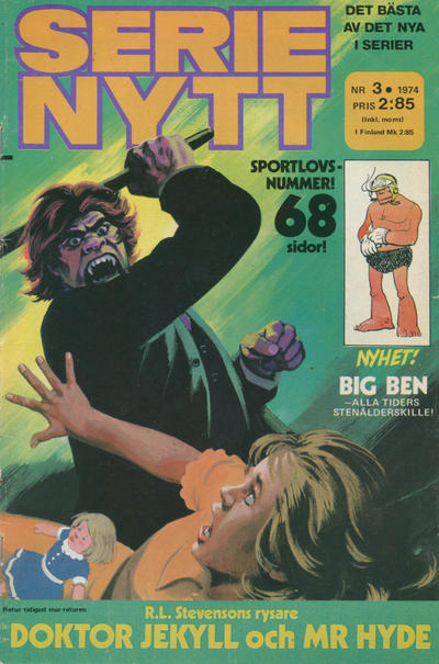 Cover for Serie-nytt [delas?] (Semic, 1970 series) #3/1974