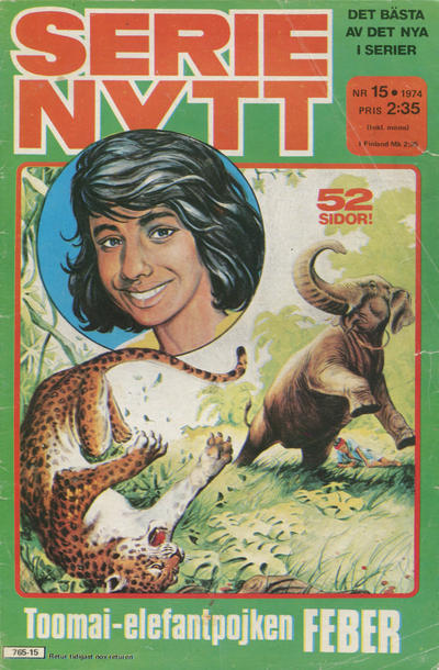 Cover for Serie-nytt [delas?] (Semic, 1970 series) #15/1974