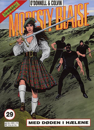 Cover for Modesty Blaise (Hjemmet / Egmont, 1998 series) #29 - Med døden i hælene