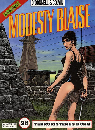 Cover for Modesty Blaise (Hjemmet / Egmont, 1998 series) #26 - Terroristenes borg