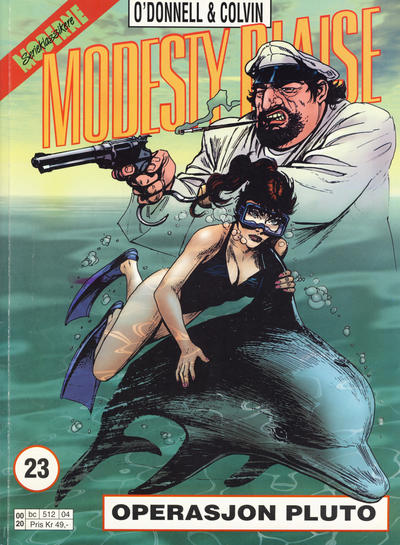 Cover for Modesty Blaise (Hjemmet / Egmont, 1998 series) #23 - Operasjon Pluto