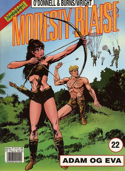 Cover for Modesty Blaise (Hjemmet / Egmont, 1998 series) #22 - Adam og Eva