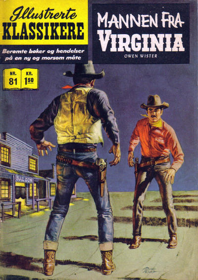 Cover for Illustrerte Klassikere [Classics Illustrated] (Illustrerte Klassikere / Williams Forlag, 1957 series) #81 - Mannen fra Virginia [1. opplag]