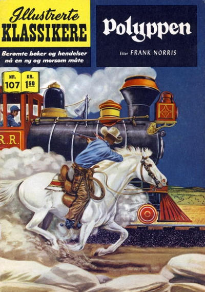Cover for Illustrerte Klassikere [Classics Illustrated] (Illustrerte Klassikere / Williams Forlag, 1957 series) #107 - Polyppen [1. opplag]