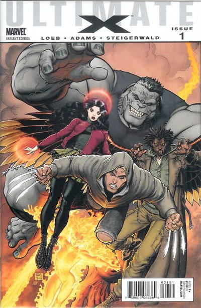 Cover for Ultimate X (Marvel, 2010 series) #1 [Variant Edition - Team - Metal Claws]