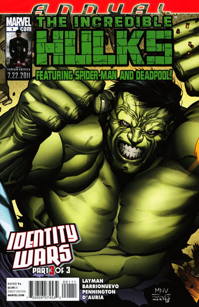 Cover for Incredible Hulks Annual (Marvel, 2011 series) #1