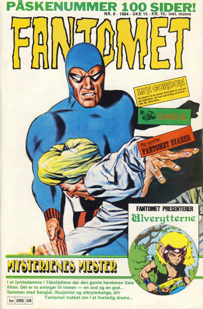 Cover for Fantomet (Semic, 1976 series) #8/1984