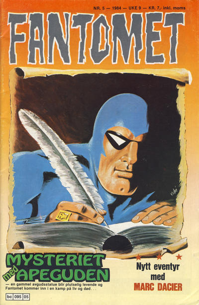 Cover for Fantomet (Semic, 1976 series) #5/1984