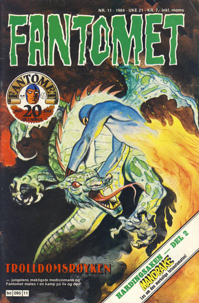 Cover for Fantomet (Semic, 1976 series) #11/1984