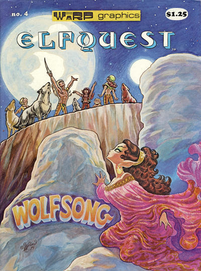 Cover for ElfQuest (WaRP Graphics, 1978 series) #4 [$1.25 later printing]