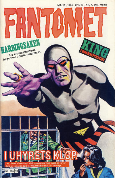 Cover for Fantomet (Semic, 1976 series) #10/1984
