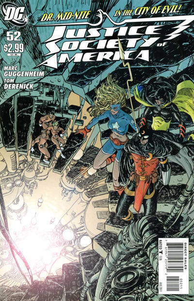 Cover for Justice Society of America (DC, 2007 series) #52