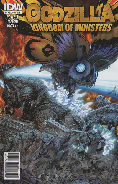 Cover for Godzilla: Kingdom of Monsters (IDW, 2011 series) #4 [Cover B]