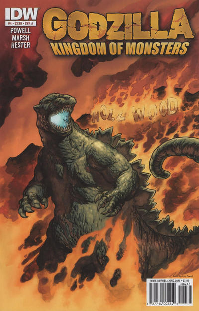 Cover for Godzilla: Kingdom of Monsters (IDW, 2011 series) #4 [Cover A]