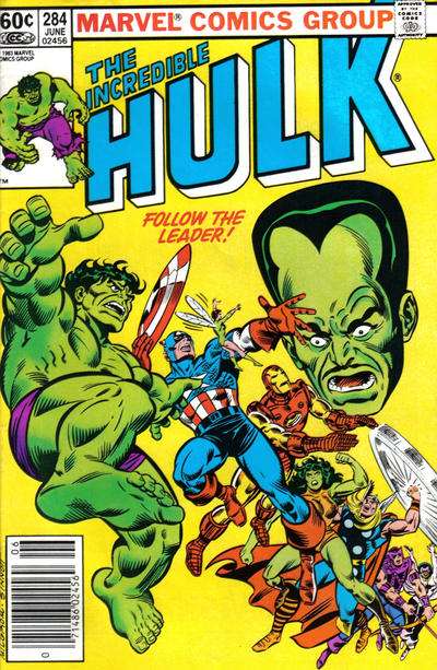 Cover for The Incredible Hulk (Marvel, 1968 series) #284 [Newsstand]