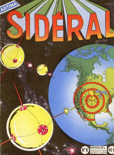 Cover for Sidéral (Arédit-Artima, 1958 series) #8