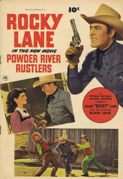 Cover for Powder River Rustlers (Derby Publishing, 1950 series) #1