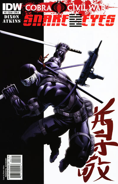 Cover for G.I. Joe: Snake Eyes (IDW, 2011 series) #2 [Cover A]