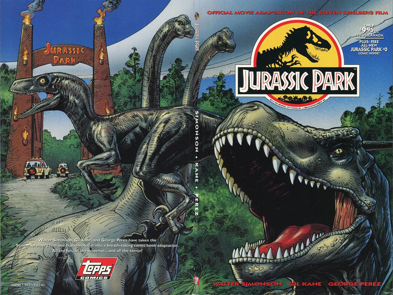 Cover for Jurassic Park (Topps, 1993 series) 