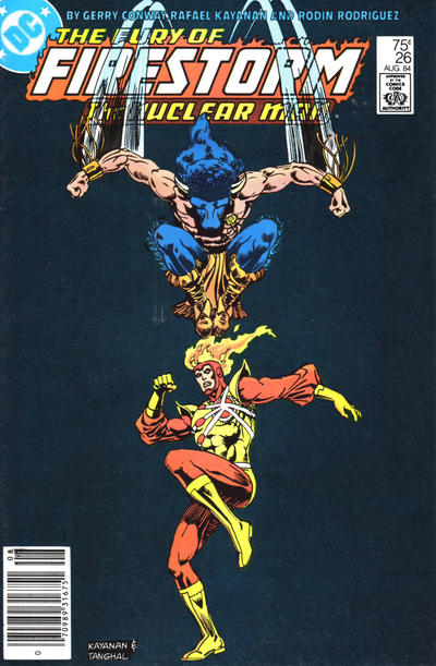 Cover for The Fury of Firestorm (DC, 1982 series) #26 [Newsstand]