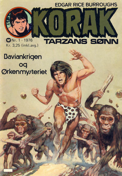 Cover for Korak (Illustrerte Klassikere / Williams Forlag, 1966 series) #1/1976