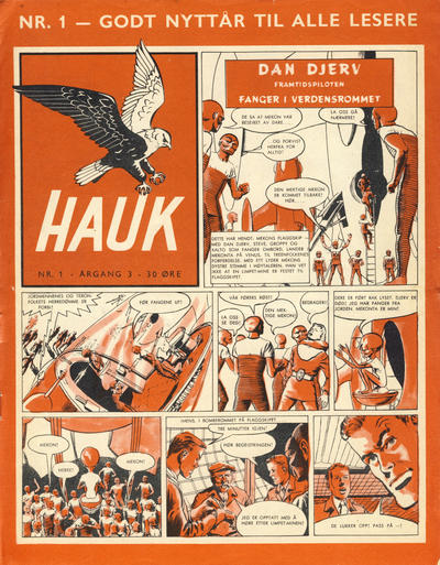 Cover for Hauk (Serieforlaget / Se-Bladene / Stabenfeldt, 1955 series) #1/1957
