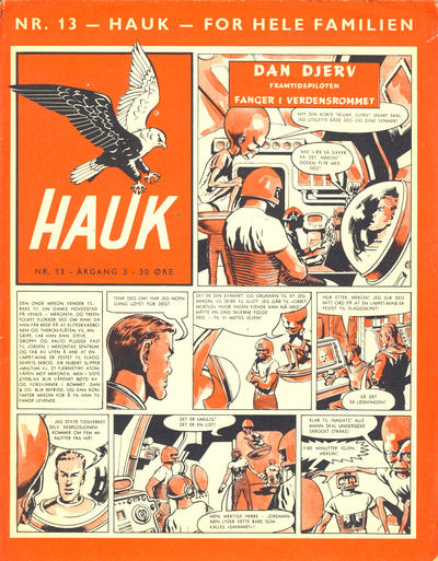 Cover for Hauk (Serieforlaget / Se-Bladene / Stabenfeldt, 1955 series) #13/1957