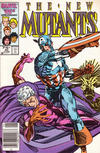 Cover Thumbnail for The New Mutants (1983 series) #40 [Newsstand]