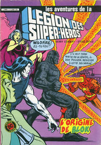 Cover Thumbnail for Legion Des Super-Heros (Arédit-Artima, 1983 series) #3 - L'origine de Blok