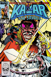 Cover Thumbnail for Ka-Zar the Savage (Marvel, 1981 series) #29 [Direct]
