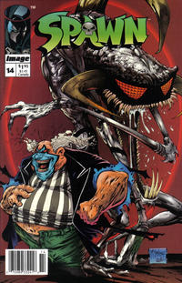 Cover for Spawn (Image, 1992 series) #14 [Newsstand]