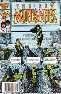 Cover for The New Mutants (Marvel, 1983 series) #38 [Newsstand]