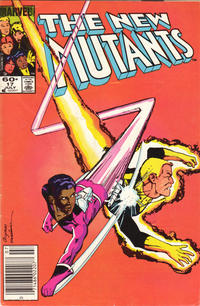 Cover Thumbnail for The New Mutants (Marvel, 1983 series) #17 [Newsstand]