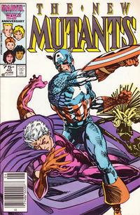 Cover for The New Mutants (Marvel, 1983 series) #40 [Newsstand]