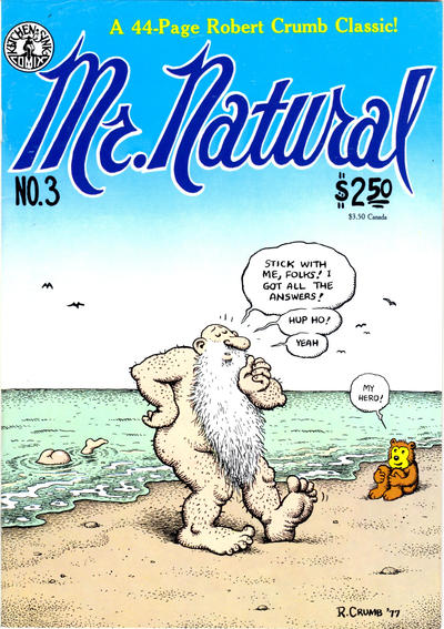 Cover for Mr. Natural (Kitchen Sink Press, 1977 series) #3 [2.50 USD Eighth Printing]