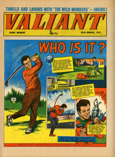 Cover for Valiant (IPC, 1964 series) #20 March 1971