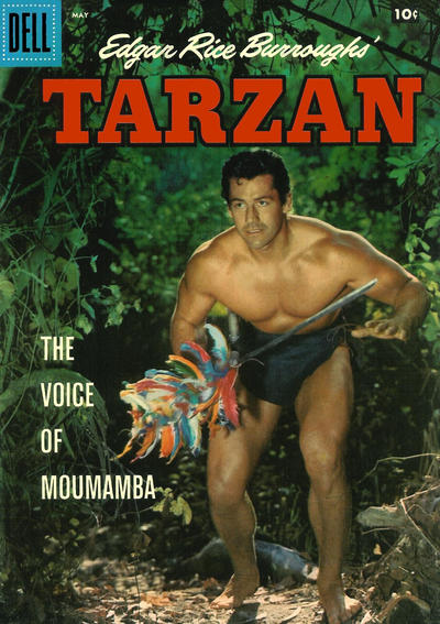 Cover for Edgar Rice Burroughs' Tarzan (Dell, 1948 series) #104 [15¢]