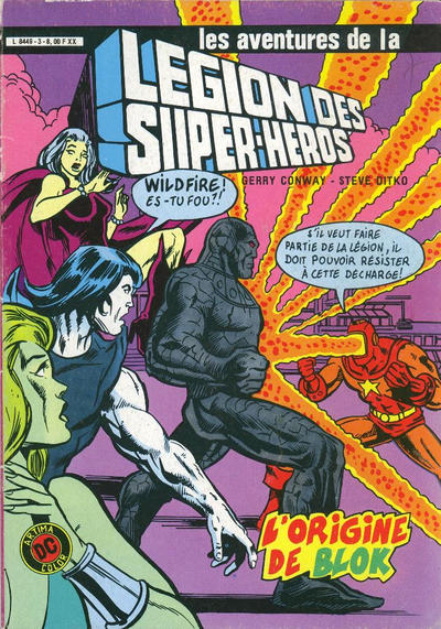 Cover for Legion Des Super-Heros (Arédit-Artima, 1983 series) #3 - L'origine de Blok