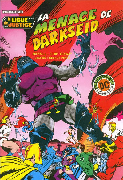 Cover for La Ligue de Justice (Arédit-Artima, 1982 series) #2 - La menace de Darkseid