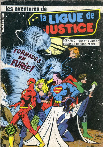 Cover for La Ligue de Justice (Arédit-Artima, 1982 series) #6 - Tornades en furie !