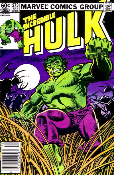 Cover for The Incredible Hulk (Marvel, 1968 series) #273 [Newsstand]