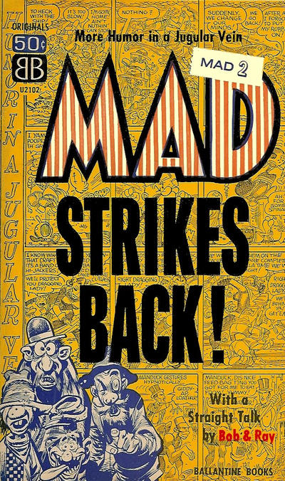 Cover for Mad Strikes Back (Ballantine Books, 1955 series) #U2102 (U2101)