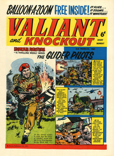 Cover for Valiant and Knockout (IPC, 1963 series) #2 March 1963
