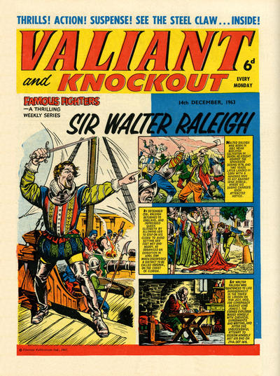 Cover for Valiant and Knockout (IPC, 1963 series) #14 December 1963