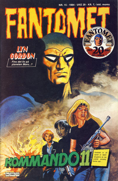 Cover for Fantomet (Semic, 1976 series) #15/1984