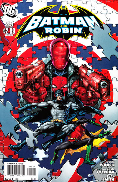 Cover for Batman and Robin (DC, 2009 series) #25 [J. G. Jones Cover]