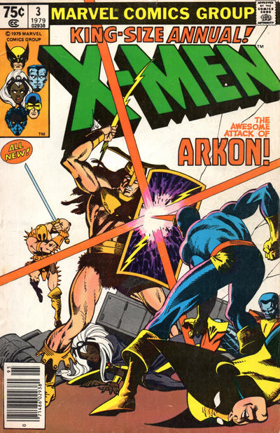 Cover for X-Men Annual (Marvel, 1970 series) #3 [Newsstand]