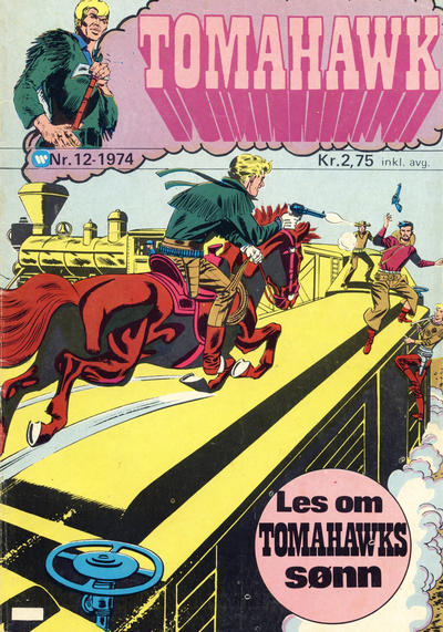 Cover for Tomahawk (Illustrerte Klassikere / Williams Forlag, 1969 series) #12/1974