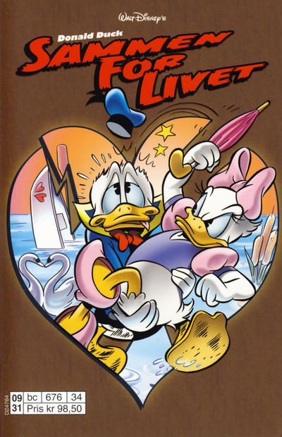 Cover for Donald Duck Tema pocket; Walt Disney's Tema pocket (Hjemmet / Egmont, 1997 series) #[30] - Donald Duck Sammen for livet